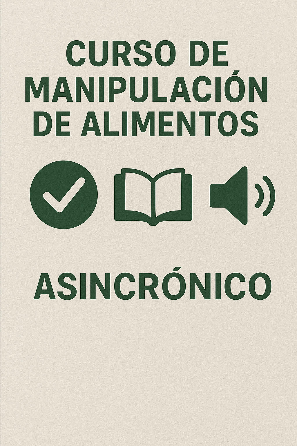 Curso de Manipulación de alimentos (audio y lectura)